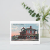 Missouri Pacific Railroad Depot Briefkaart (Staand voorkant)