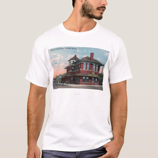 Missouri Pacific Railroad Depot T-shirt (Voorkant)