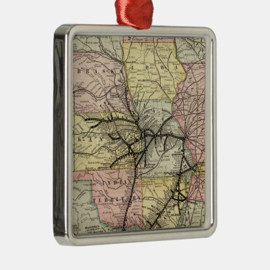 Missouri Pacific Railway Metalen Ornament (Rechts)