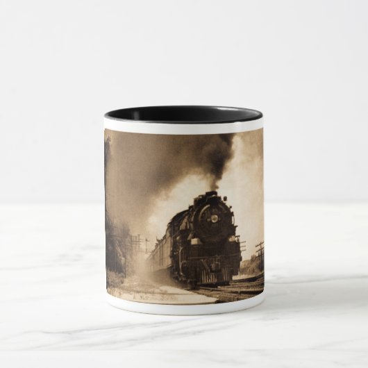 Missouri Pacific Steam Passenger Sepia Mok (Midden)