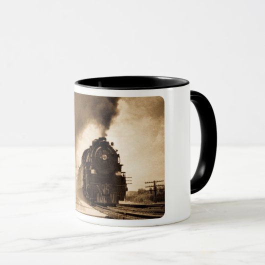 Missouri Pacific Steam Passenger Sepia Mok (Voorkant rechts)