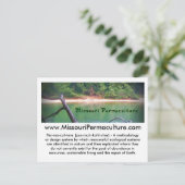 Missouri Permaculture Briefkaart (Staand voorkant)