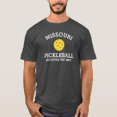 Missouri Pickleball Add Club Partner Name Custom T-shirt (Voorkant)