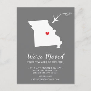 MISSOURI Post Card (MISSOURI-postkaart) Briefkaart