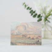 Missouri prairie vuur briefkaart (Staand voorkant)