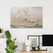 Missouri prairie vuur poster (Thuiskantoor)