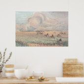 Missouri prairie vuur poster (Keuken)