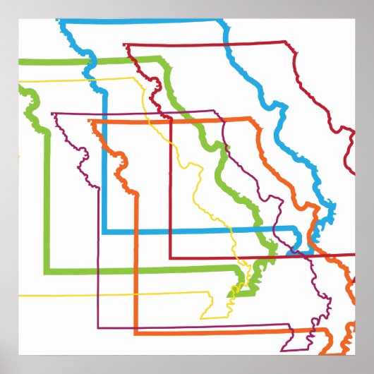 missouri pride blur poster (Voorkant)
