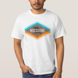 Missouri Retro Mid Century Moderne Logo T-shirt