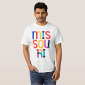 Missouri Retro  Pop Art 80s Type T-shirt (Voorkant volledig)