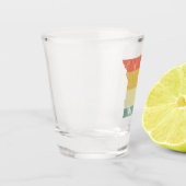 Missouri Retro  Sunset Distress State Map Shot Glas (Links)