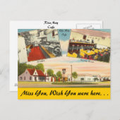 Missouri, Rita May Cafe Briefkaart (Voorkant / Achterkant)