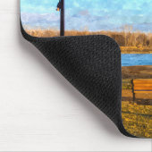 Missouri River Bench Painterly Muismat (Hoek)