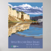 Missouri River Breaks Poster (Voorkant)
