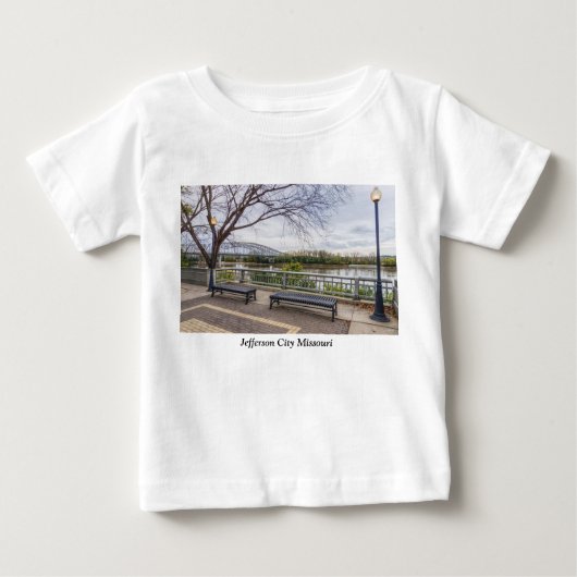 Missouri River Uitzicht Baby T-Shirt (Voorkant)