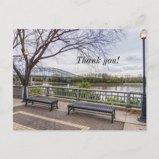 Missouri River Uitzicht Dank u Briefkaart (Voorkant)