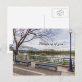 Missouri River Uitzicht Thinking of You Briefkaart (Voorkant / Achterkant)