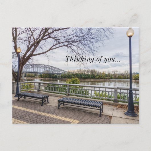Missouri River Uitzicht Thinking of You Briefkaart (Voorkant)