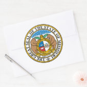 Missouri Ronde Sticker (Envelop)