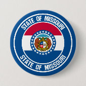 Missouri Round Emblem Ronde Button 7,6 Cm (Voorkant)