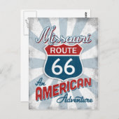 Missouri Route 66  Amerika Briefkaart (Voorkant / Achterkant)
