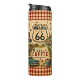 Missouri Route 66 koffie reisdrankware cadeau Thermosbeker