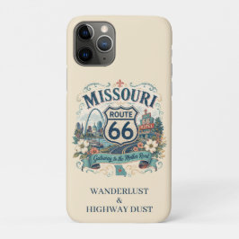 Missouri Route 66 Reiswoede Snelweg Reis Kunst Case-Mate iPhone Case