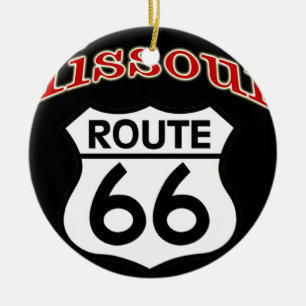 Missouri Route 66 Shield Keramisch Ornament