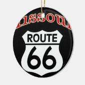 Missouri Route 66 Shield Keramisch Ornament (Links)