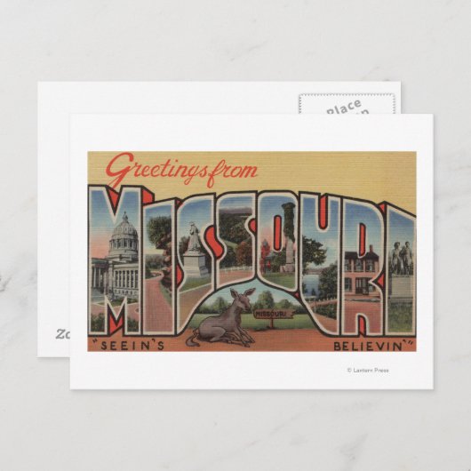 Missouri (Seein's Believin) - Grote brief Briefkaart (Voorkant / Achterkant)
