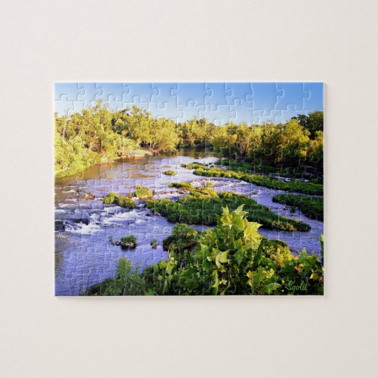Missouri Shoal Creek Foto Puzzle Legpuzzel (Horizontaal)