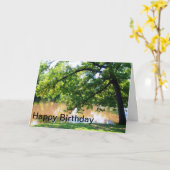 Missouri Shoal Creek Heren Zomer Foto Verjaardag  Kaart (Gele Bloem)