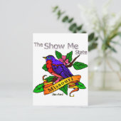 Missouri Show Bluebird Briefkaart (Staand voorkant)