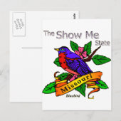 Missouri Show Bluebird Briefkaart (Voorkant / Achterkant)