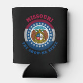 MISSOURI SHOW-ME STAATVLAG BLIKJESKOELER (Achterkant)