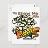 Missouri Show me State Hawthorn Briefkaart (Voorkant / Achterkant)
