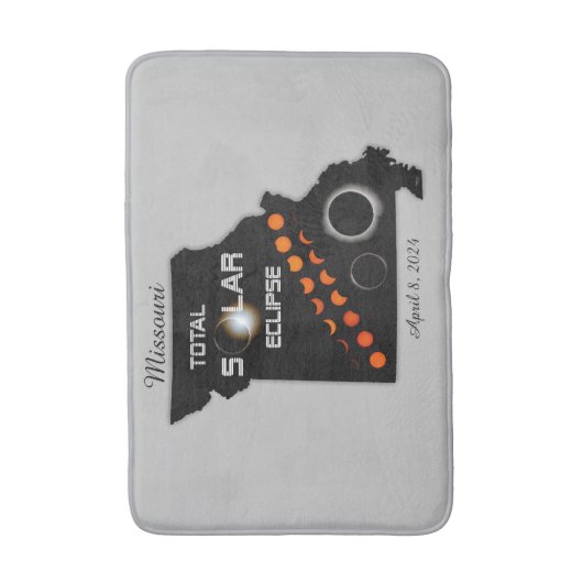 Missouri Solar Eclipse Badmatten (Voorkant Verticaal)
