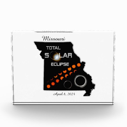 Missouri Solar Eclipse fotoblok (Voorkant)