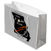 Missouri Solar Eclipse Grote Gift Bag Groot Cadeauzakje (Achterkant Gekanteld)