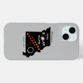 Missouri Solar Eclipse iPhone Case (Achterkant (horizontaal))