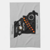 Missouri Solar Eclipse Keukenhanddoek (Verticaal)