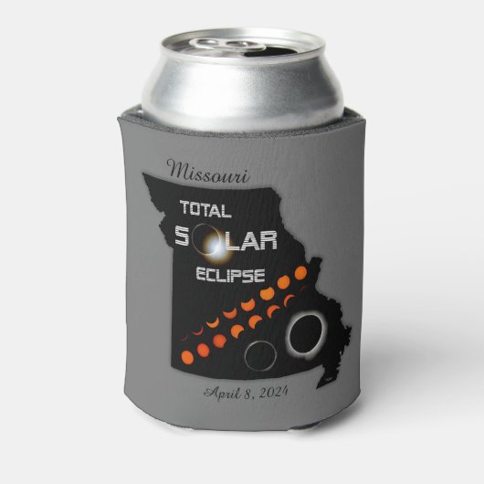 Missouri Solar Eclipse Koelbox Blikjeskoeler (Blikje Achterkant)