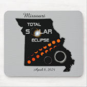 Missouri Solar Eclipse Mousepad Muismat (Voorkant)