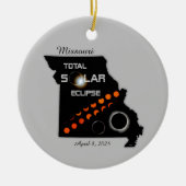 Missouri Solar Eclipse Ornament (Voorkant)