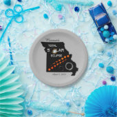 Missouri Solar Eclipse Papier Borden Papieren Bordje (Feest)