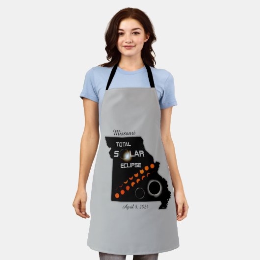 Missouri Solar Eclipse Schort (Gedragen)