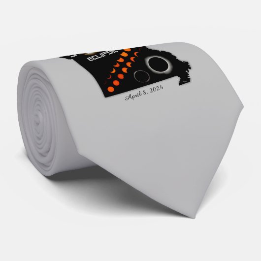 Missouri Solar Eclipse Stropdas (Opgerold)