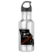 Missouri Solar Eclipse Waterfles (Voorkant)