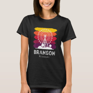 Missouri Souvenir Branson Travel Hike Camping Vaca T-shirt