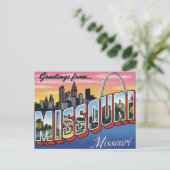Missouri St. Louis Gateway Arch Briefkaart (Staand voorkant)